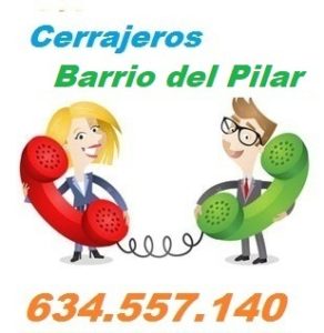 Telefono de la empresa cerrajeros Barrio del Pilar